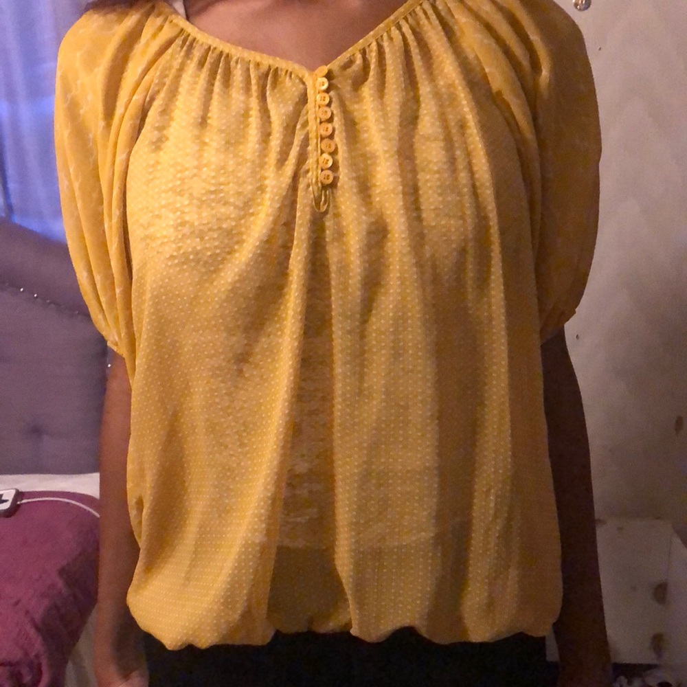 ✨Charlotte Russe Balloon sleeve top